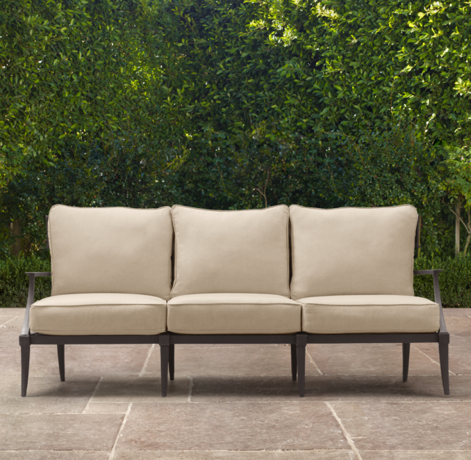 76" Klismos Luxe Sofa Cushions