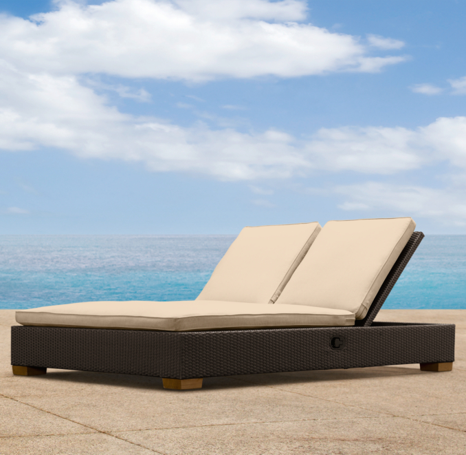 Del Mar Double Chaise Cushions