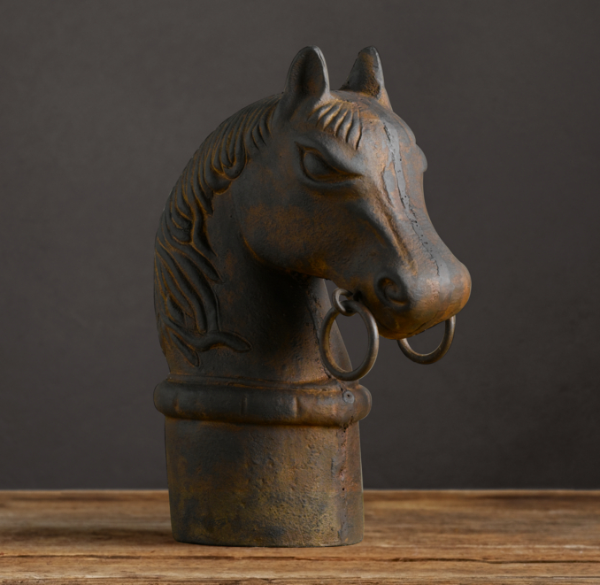 Cast Iron Hitching Post Horse