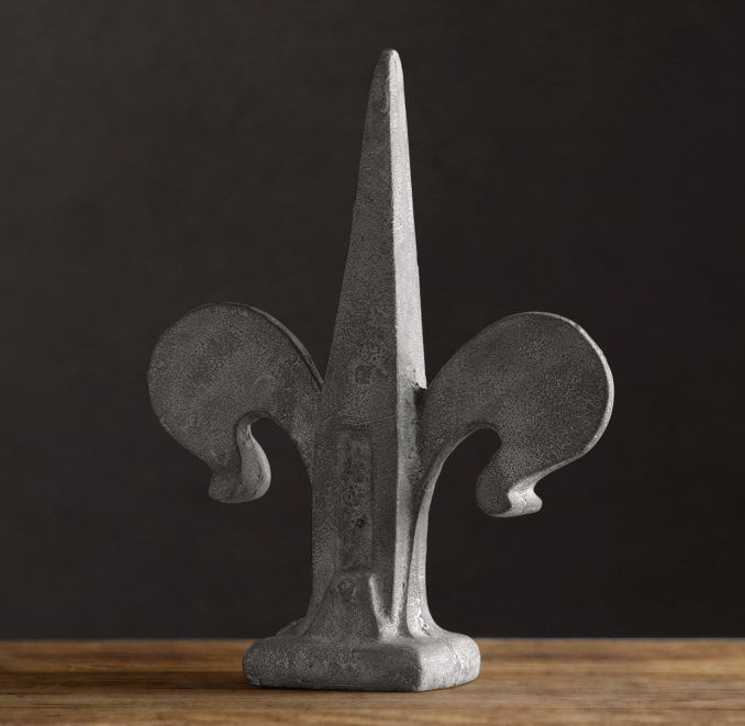 Cast Iron Fleur-de-Lys