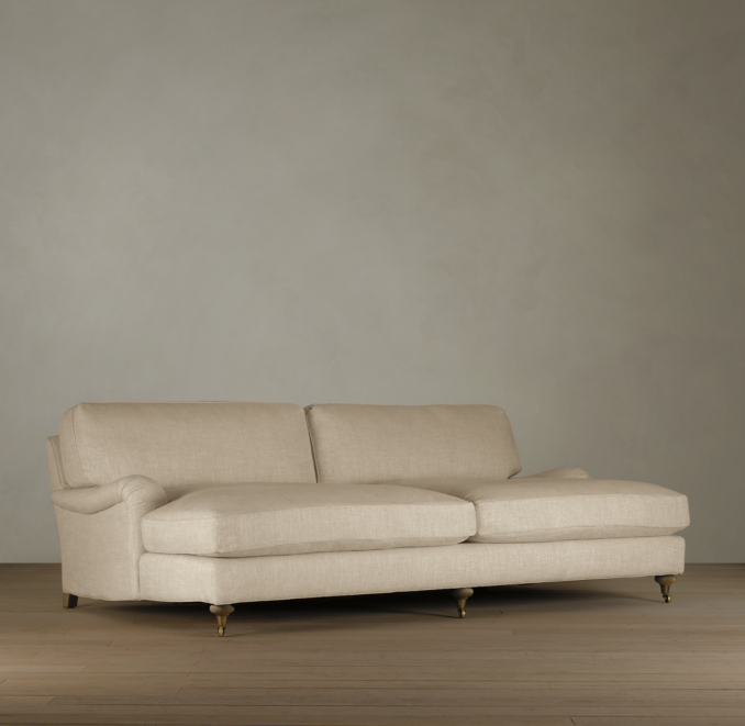 English Roll Arm Upholstered Daybed