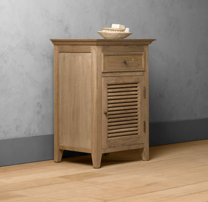 Shutter Small Bath Cabinet