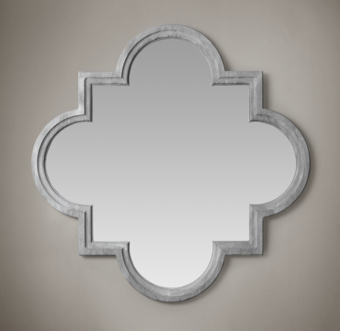 Weathered Zinc Single Fez Mirror
