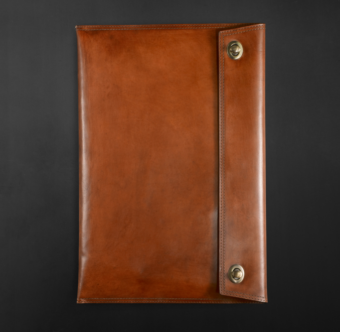 Artisan Leather Laptop Sleeve Chestnut
