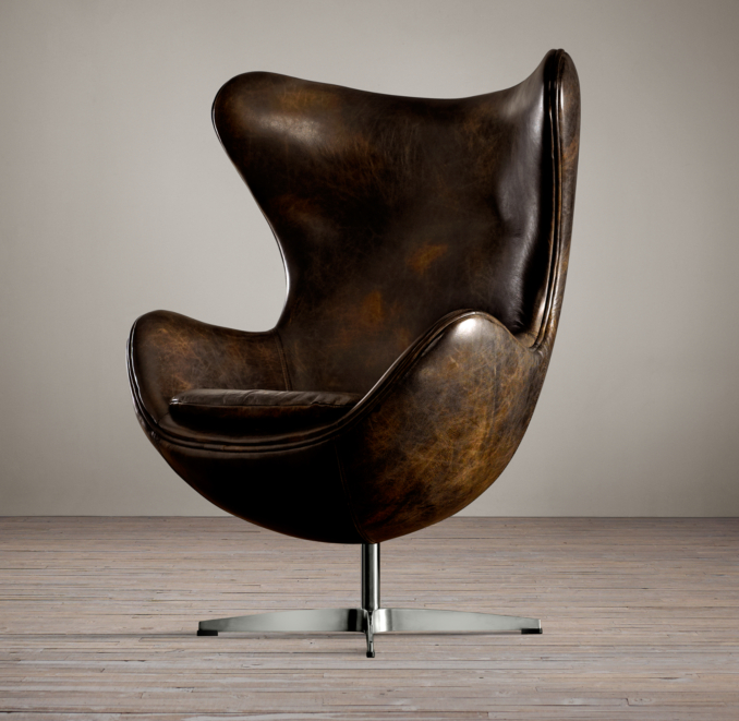 1950s Leather Copenhagen Chair