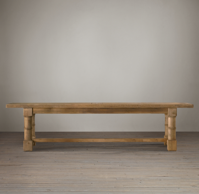 Salvaged Wood Gun Barrel Tables