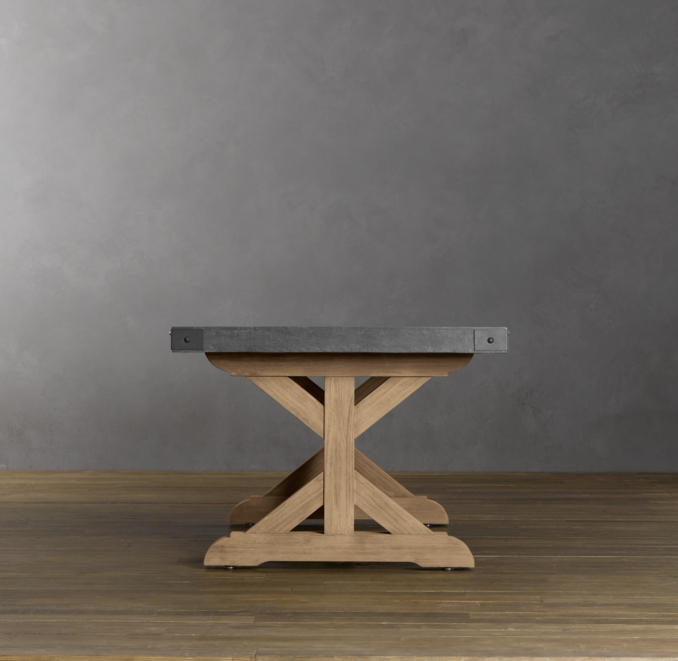 Concrete Rectangular Dining Table