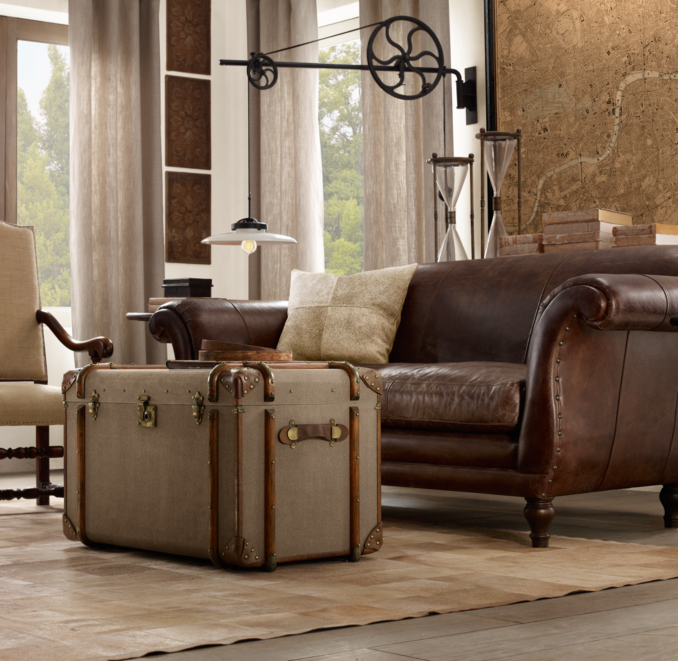 Regency Leather Sofas