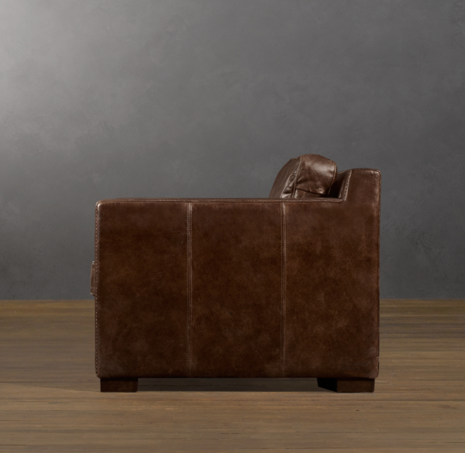Collins Leather Chair With Nailheads