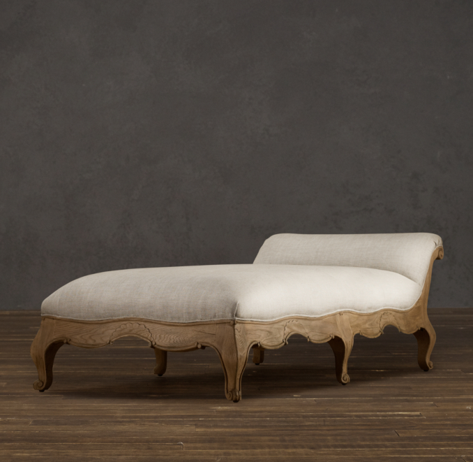 Louis XV Sleigh-Back Chaise