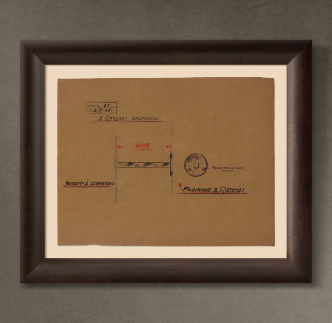 Modificar 2 Retenes ("Modification of 2 Catches"), 1945
