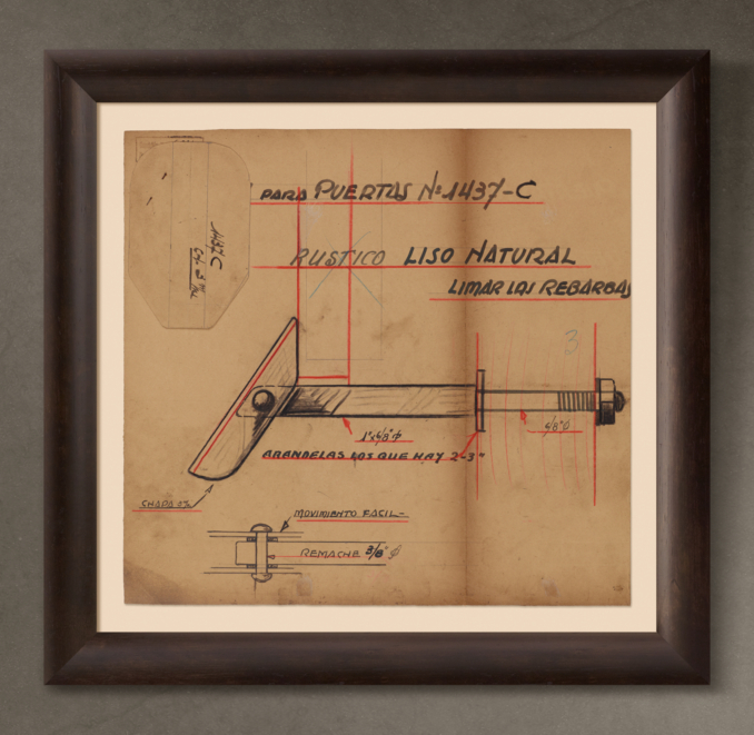 Sujetador para Puertas ("Fastener for Doors"), 1937