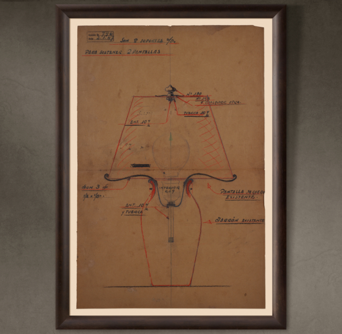 Suporte para Pantalla ("Support for Lampshade"), 1947