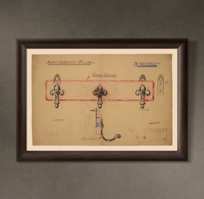Percha de Pared ("Wall Coat Rack"), 1932