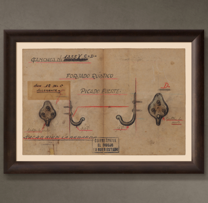 Percha de Pared ("Wall Coat Hook"), 1934
