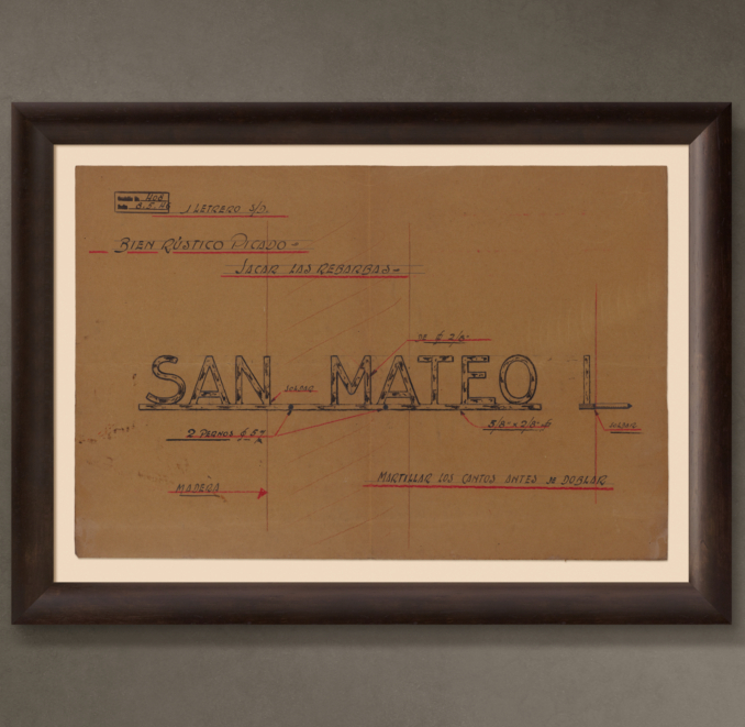 San Mateo Letrero ("St. Matthew Sign"), 1946