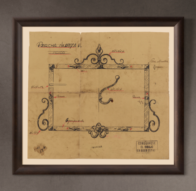 Percha espejo ("Mirrored Coat Hook"), 1933