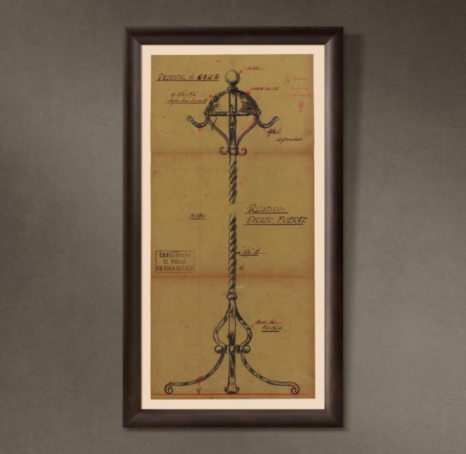 Pedestal para Herramientas ("Pedestal for Tools/Ironwork"), 1935
