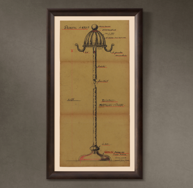 Pedestal para Herramientas ("Pedestal for Tools/Ironwork"), 1935