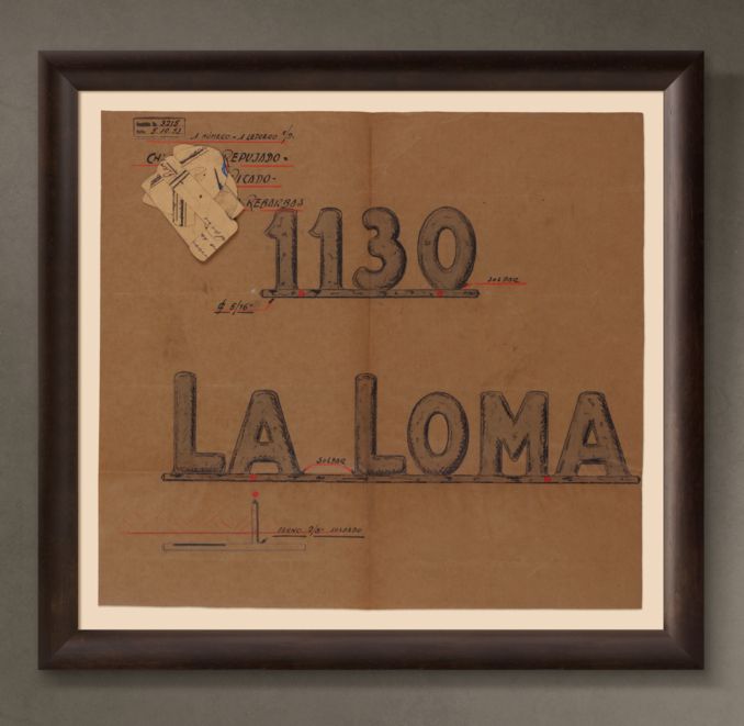Numero Letrero ("Number Sign"), 1953