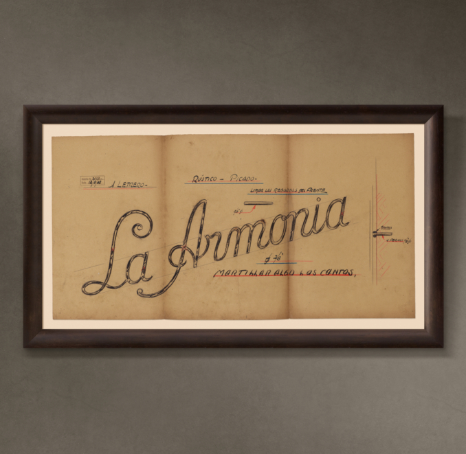 La Armonia Letrero ("Harmony Sign"), 1938