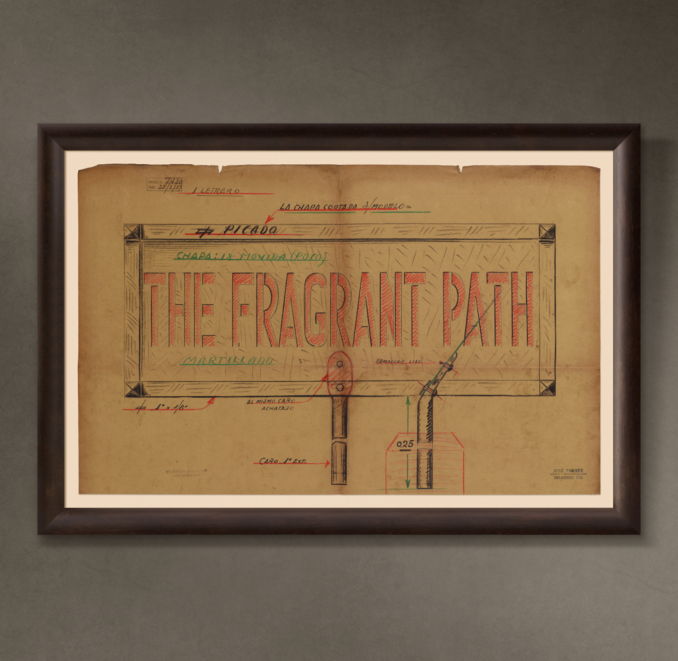 The Fragrant Path Letrero ("The Fragrant Path Sign"), 1939