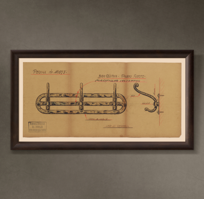Percha de Pared ("Wall Coat Rack"), 1934