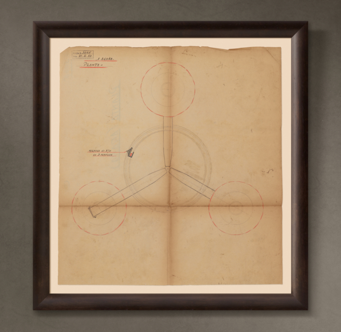 Planta Araña ("Chandelier Plan"), 1953