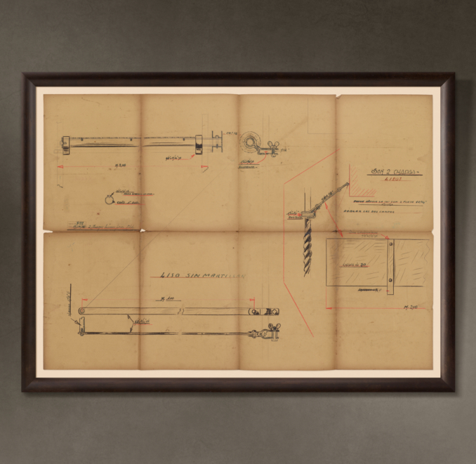 2 Juegos Hierros para Toldos ("2 Iron Pieces for Awnings"), 1938