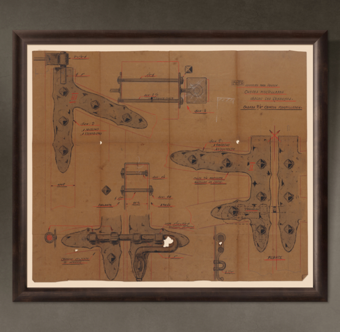 Herrajes Porton ("Iron Fittings for Large Door"), 1954