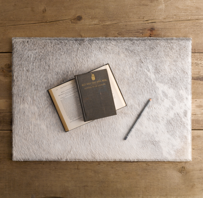 Hair-on Hide Desk Mat