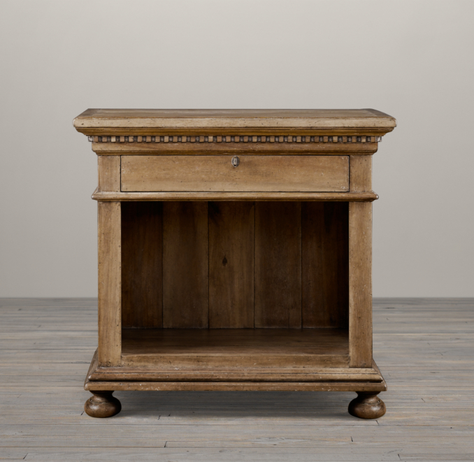 32" St. James Nightstand (Set of 1 Open and 1 Closed)