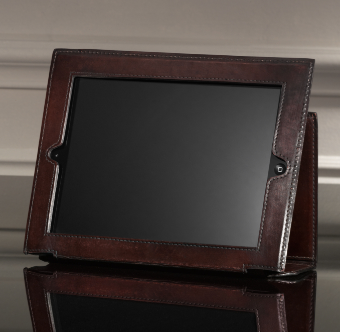 Artisan Leather iPad® Cover - Chocolate