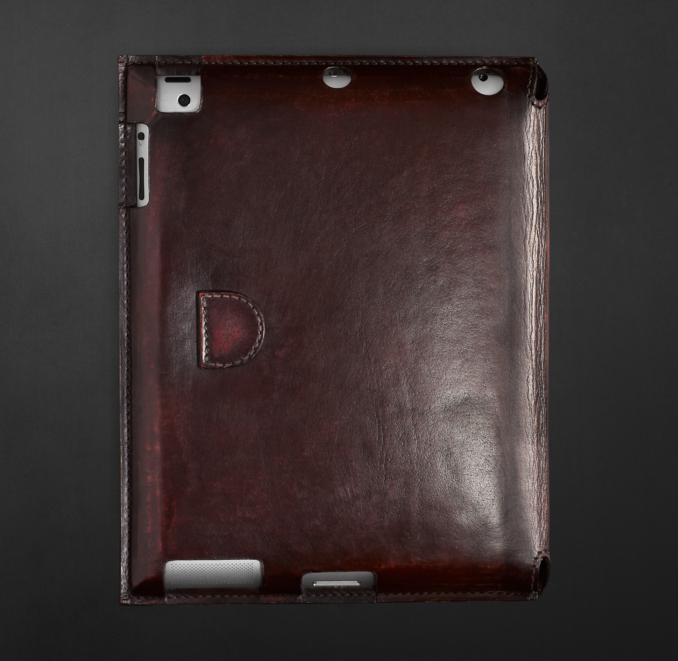 Artisan Leather iPad® Cover - Chocolate