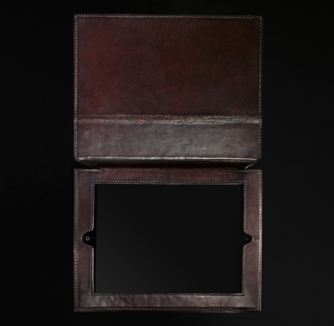 Artisan Leather iPad® Cover - Chocolate