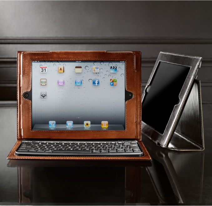 Artisan Leather iPad® Cover - Chocolate
