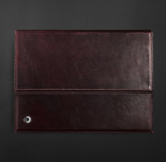 Artisan Leather iPad® Cover with Bluetooth® Keyboard - Chocolate