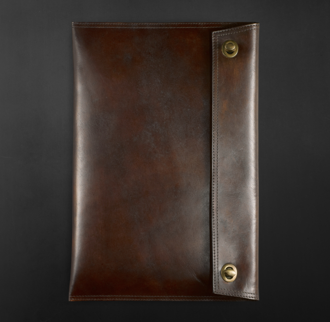 Artisan Leather Laptop Sleeve Chocolate