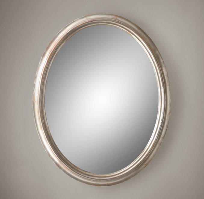 Antiqued Neoclassical Silver-Leaf Mirrors