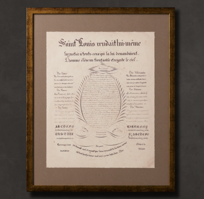 19Th C. Antique Manuscript Page 5