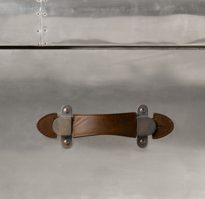 Richards' Metal Secretary Trunk