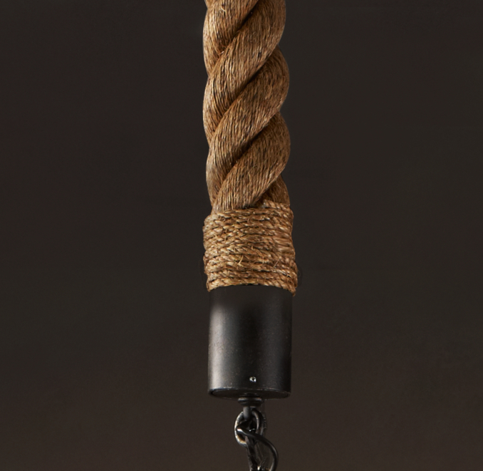 Vintage Birdcage Chandelier Extension Rope