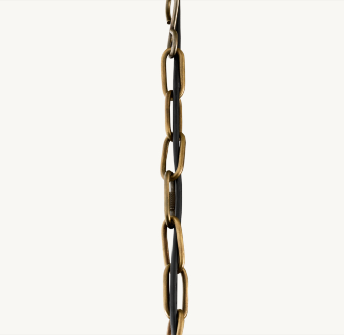 19th C. Casbah Crystal Chandelier Extension Chain