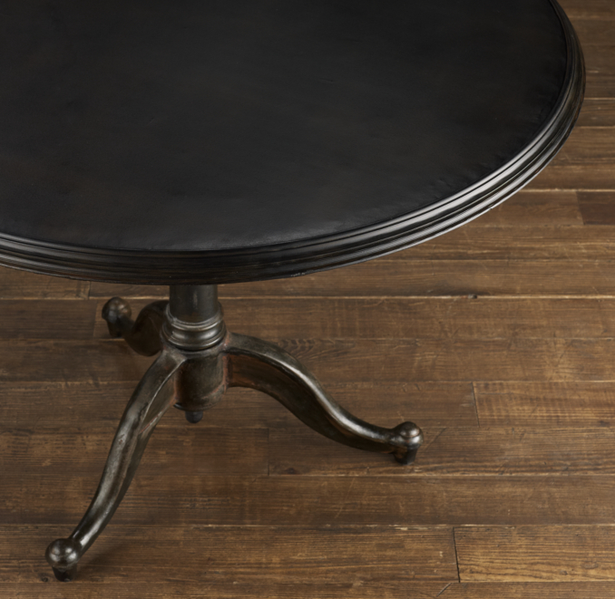 40" 18th C. French Tilt-Top Brasserie Table