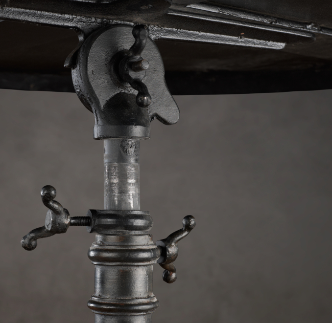 40" 18th C. French Tilt-Top Brasserie Table