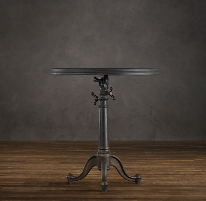18th C. French Tilt-Top Brasserie Table