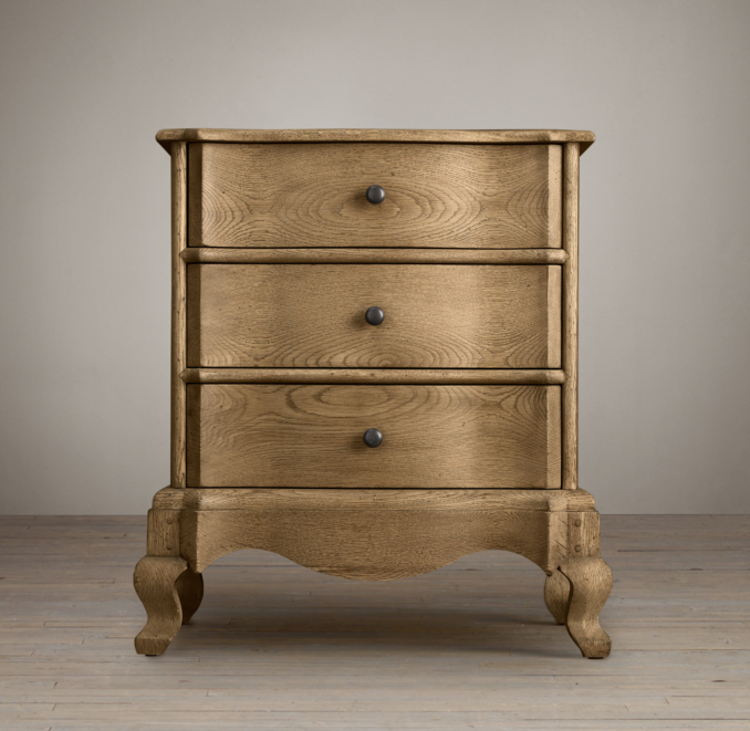 18th C. Danish Rococo Closed Nightstand