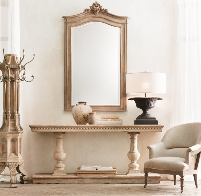 Deconstructed French Napoleonic Chair Antiqued Cotton