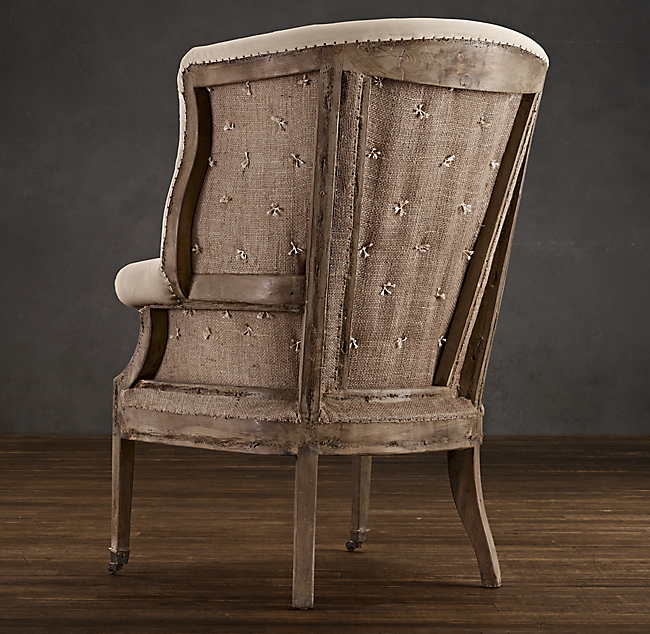 Deconstructed 19th C. English Wing Chair