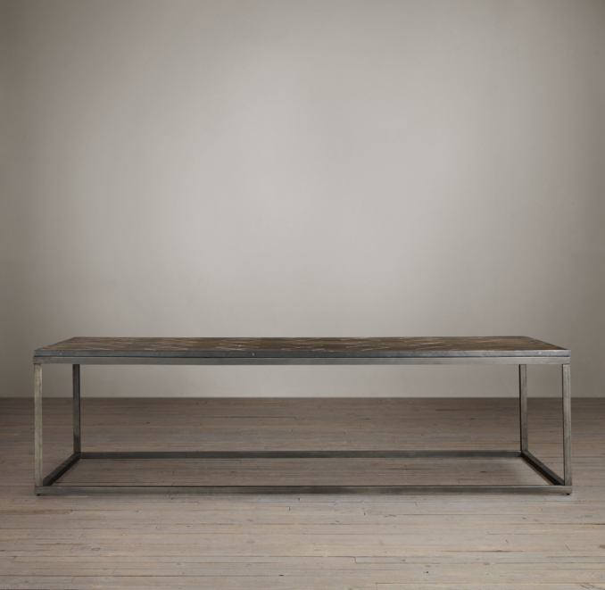 Metal Parquet Coffee Table